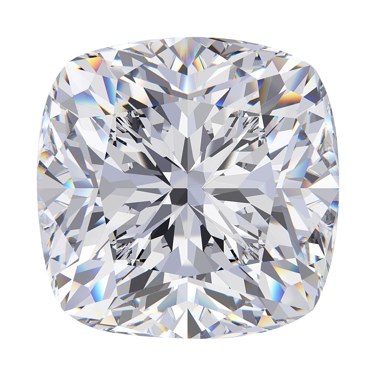 Moissanite (Cush 6x6 mm) 0.91 ctw Loose Gemstone