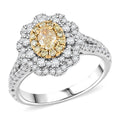 Modani Natural Yellow and White Diamond SI 1.25 ctw Ring in 14K White Gold (Del. in 10-12 Days) - Sticky add to cart bar