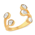 Ring Information Type	Cluster Ring Metal	Sterling Silver Fit	Comfort Plating	14K Yellow Gold Plating - Sticky add to cart bar