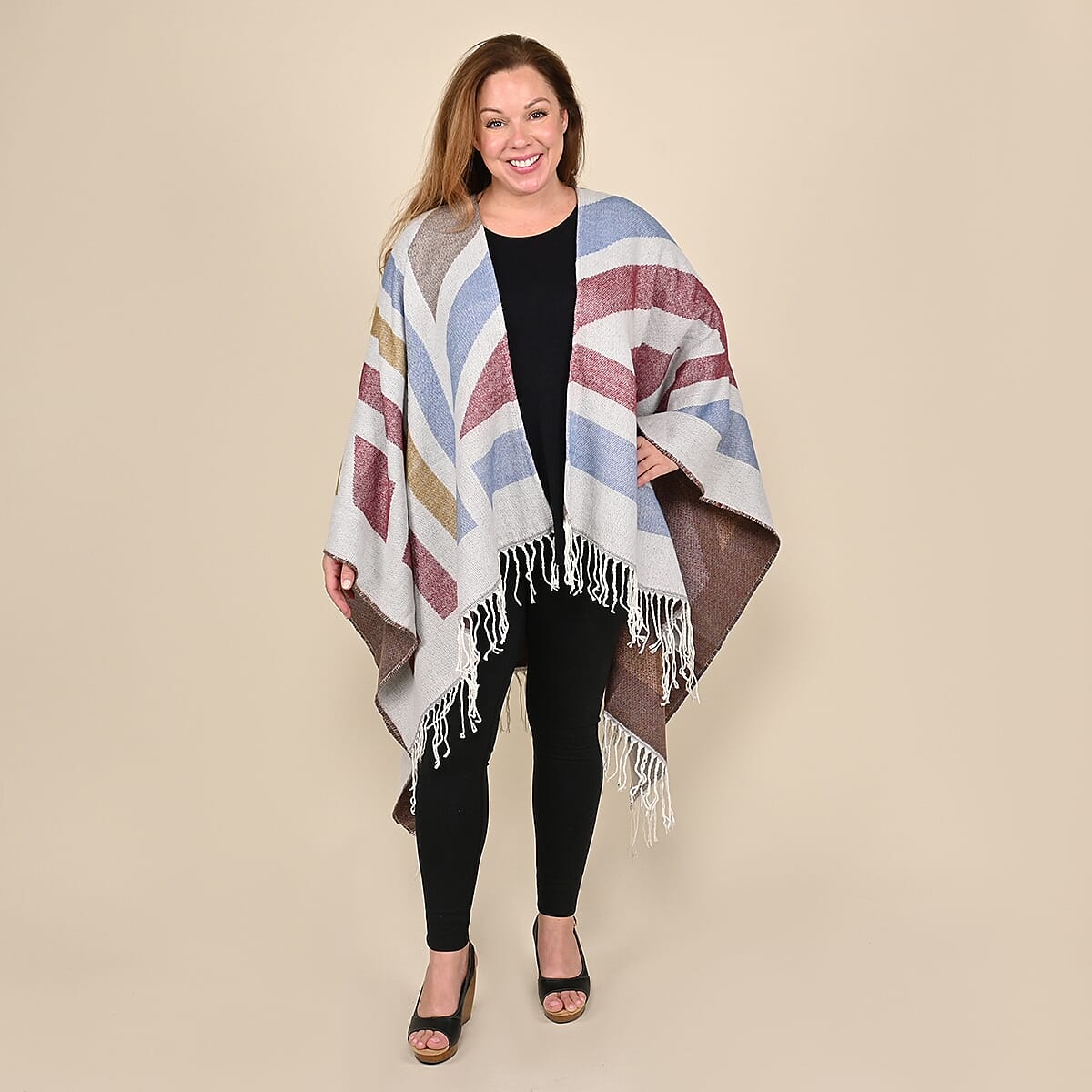 COM Beige Mod Shawl