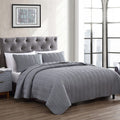 The Nesting Company- Birch 3 Piece Queen Quilt Set White - Sticky add to cart bar