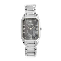 STRADA Japanese Movement Watch with Black MOP Dial