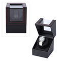 Black Automatic Rotating Watch Winder Box 2xAA Battery (not included) - Sticky add to cart bar