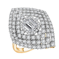 NY Closeout Diamond VS-SI G 2.05 ctw Ring in 10K Yellow Gold 7.30 Grams