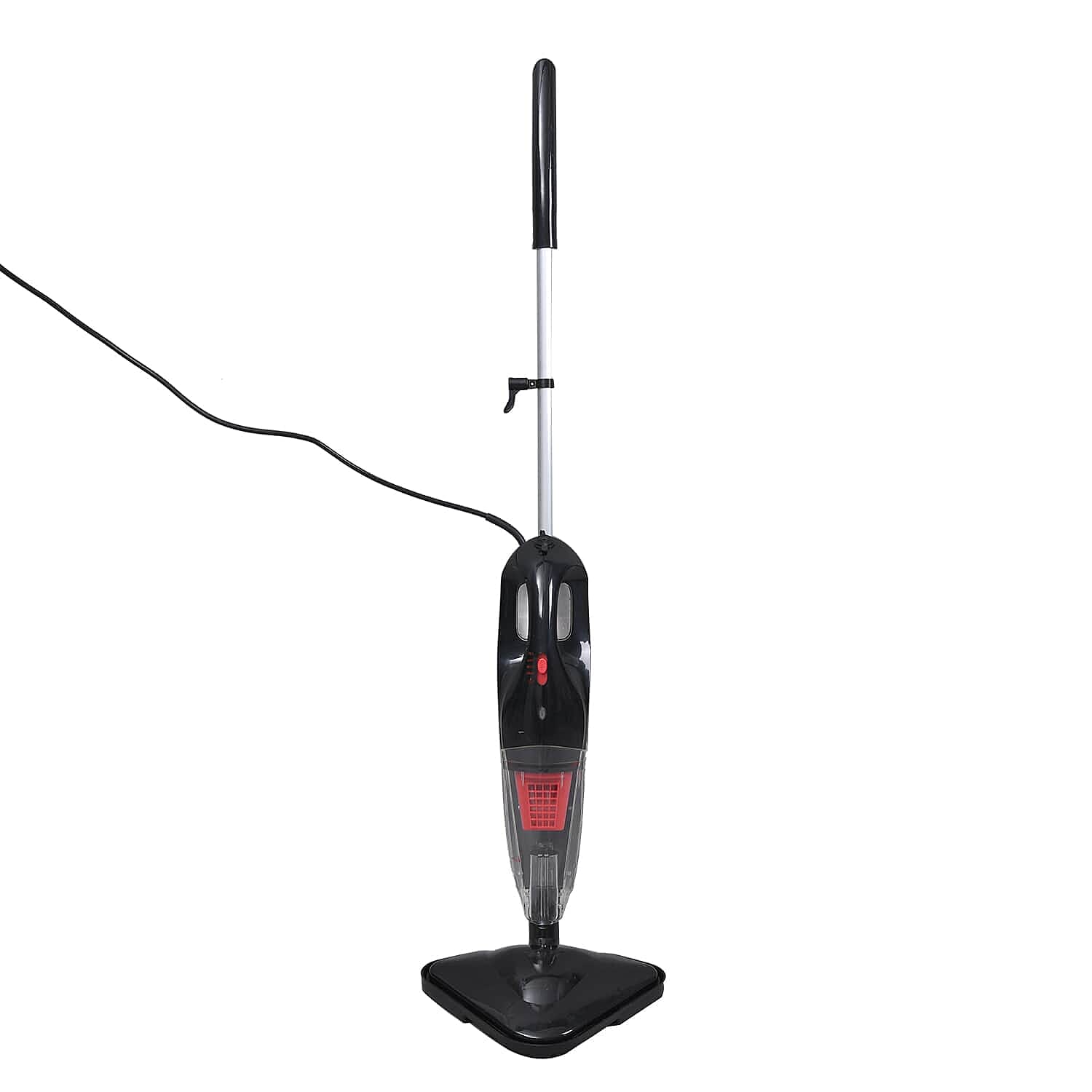 TLV HOMESMART Black Handheld Compact Wet and Dry Vacuum and Steam Cleaner (49.2"x11.8"x9.8")