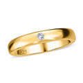 Diamond 0.05 ctw Ring in 18K Vermeil Yellow Gold Over Sterling Silver (Size 5.5) - Sticky add to cart bar