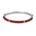 Kuisa Rainbow Moonstone 20.65 ctw Bangle Bracelet in Stainless Steel (7.25 In) - Sticky add to cart bar