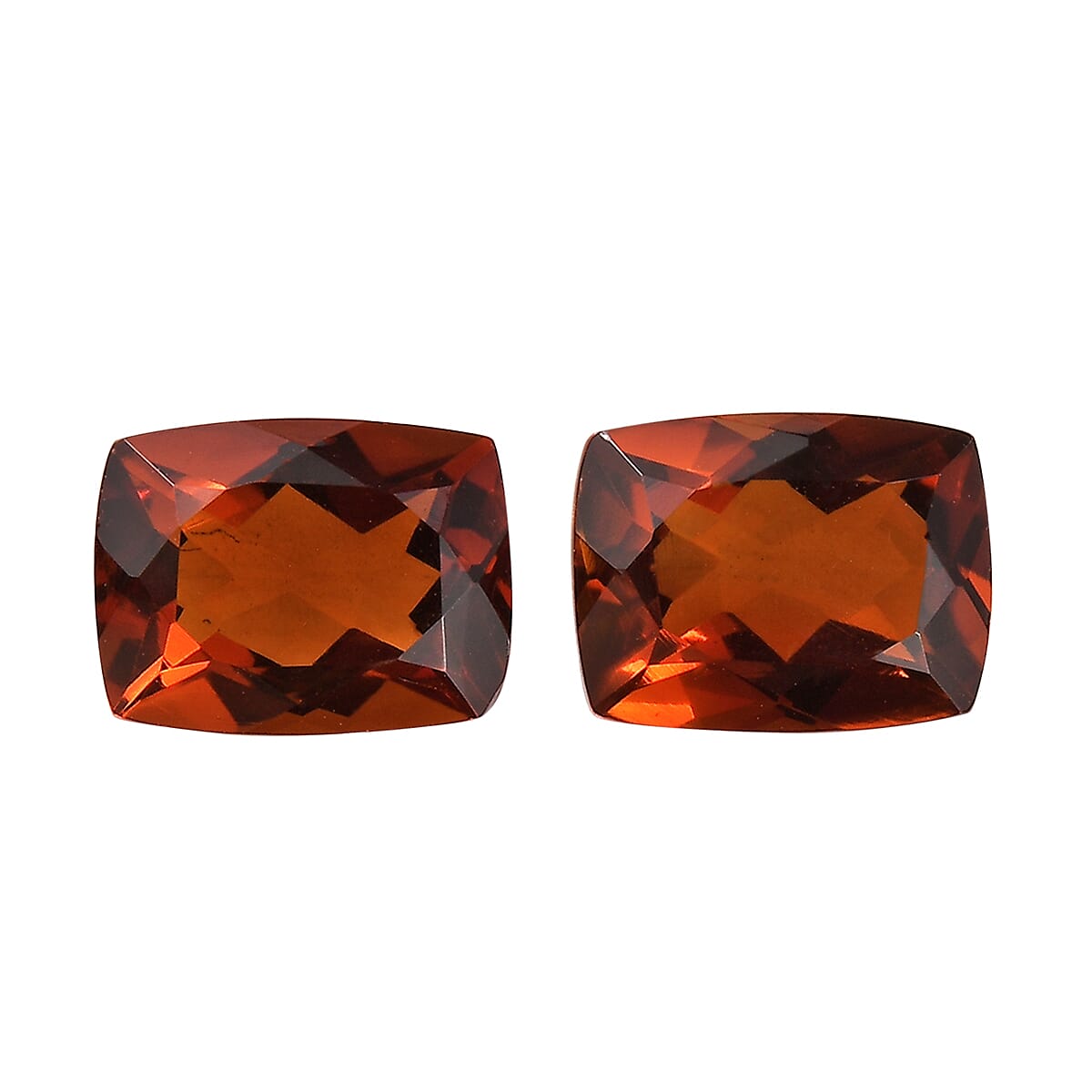 Brazilian Cherry Citrine (Cush 8x6 mm) 2.40 ctw Loose Gemstone