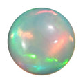 AA Ethiopian Welo Opal (Rnd 8 mm) 1.07 ctw Loose Gemstone - Sticky add to cart bar