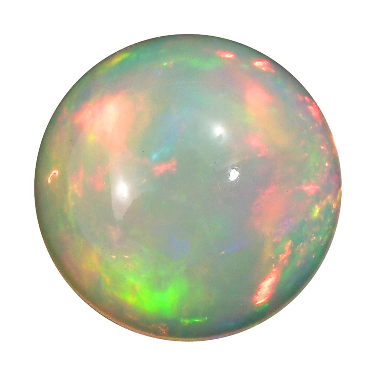 Ethiopian Welo Opal (Rnd 9 mm) 1.51 ctw Loose Gemstone