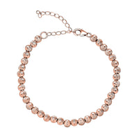 Doorbuster Fancy Bracelet in 18K Vermeil Rose Gold Over Sterling Silver (7.25 In) 10 Grams