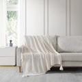 The Nesting Company Amira Acrylic Throw - Off White - Sticky add to cart bar