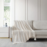 The Nesting Company Amira Acrylic Throw - Off White