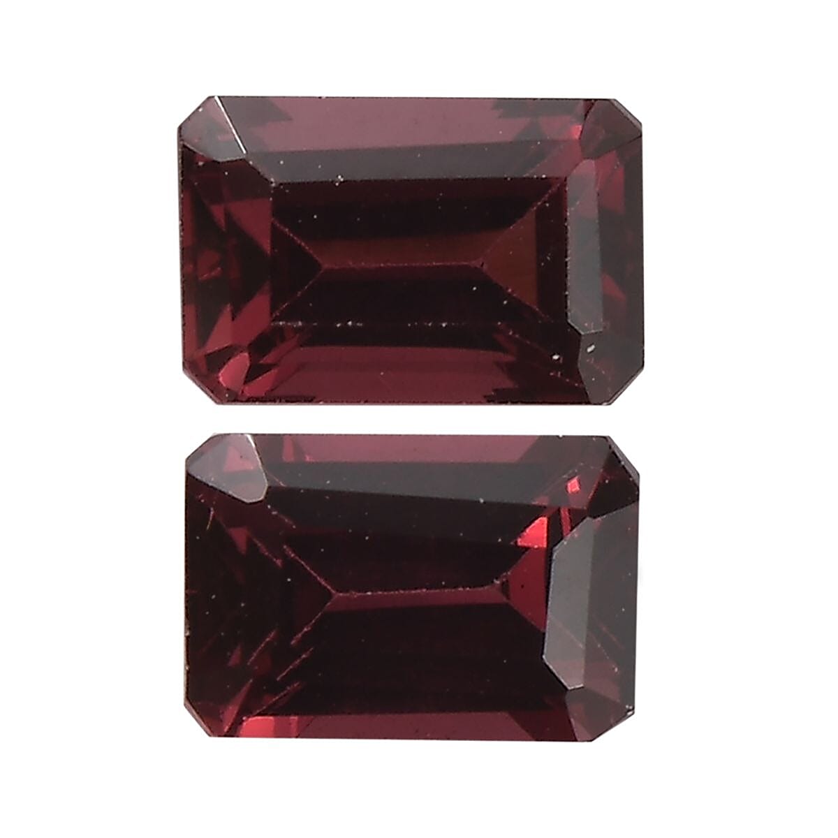 AA Tanzanian Wine Garnet Set of 2 (Oct 6x4 mm) 1.32 ctw Loose Gemstone