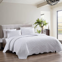 The Nesting Company White Ivy 3pcs Bedspread Set - Queen