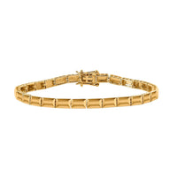 Doorbuster Luxoro Bracelet in 10K Yellow Gold (6.50 In) 4.75 Grams