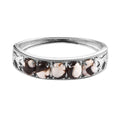 Peanut Wood Jasper Bangle Bracelet in Stainless Steel (7.25 In) 20.90 ctw - Sticky add to cart bar