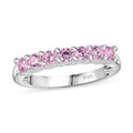 J Francis Pink Zirconia by Swarovski 1.10 ctw Ring in Sterling Silver (Size 10.0) - Sticky add to cart bar