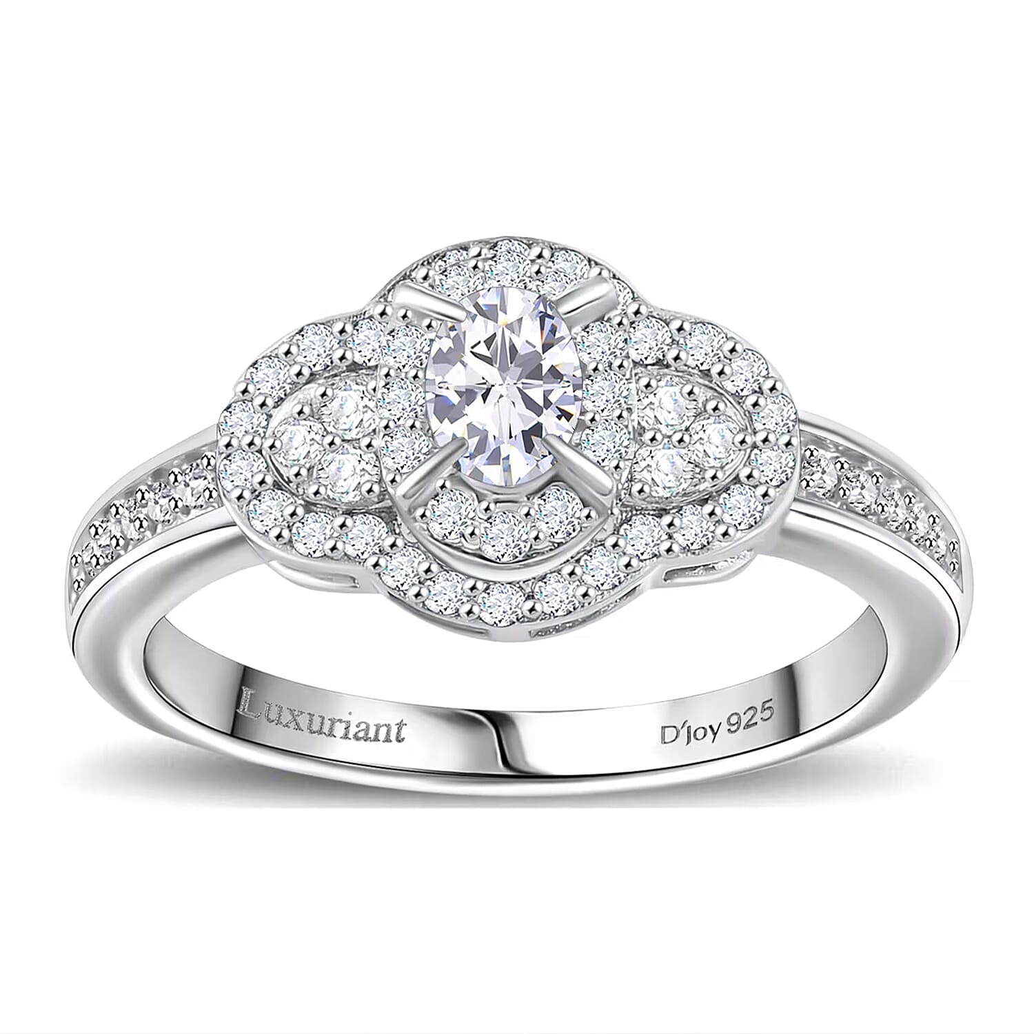 Luxuriant Lab Grown Diamond Ring in Sterling Silver (Size 10.0) 1.00 ctw