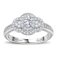 Luxuriant Lab Grown Diamond Ring in Sterling Silver (Size 10.0) 1.00 ctw