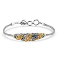 Bali Legacy Dragonfly Bracelet in 22K Vermeil YG Over and Sterling Silver (6.50-8.0In) 14.25 Grams - Sticky add to cart bar