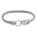 Doorbuster Bali Legacy Sterling Silver Eagle Bracelet (6.50 In) (20.23 g) - Sticky add to cart bar