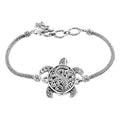Bali Legacy Turtle Bracelet in Sterling Silver (6.50-8.0In) 14.85 Grams - Sticky add to cart bar