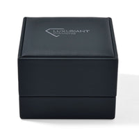 Luxuriant Green Faux Leather LED Earrings Box (4.33×2.76)