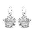 Bali Legacy Sterling Silver Floral Earrings 6.60 Grams - Sticky add to cart bar