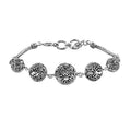 Bali Legacy Butterfly Bracelet in Sterling Silver (6.50-8.0In) 17.80 Grams - Sticky add to cart bar