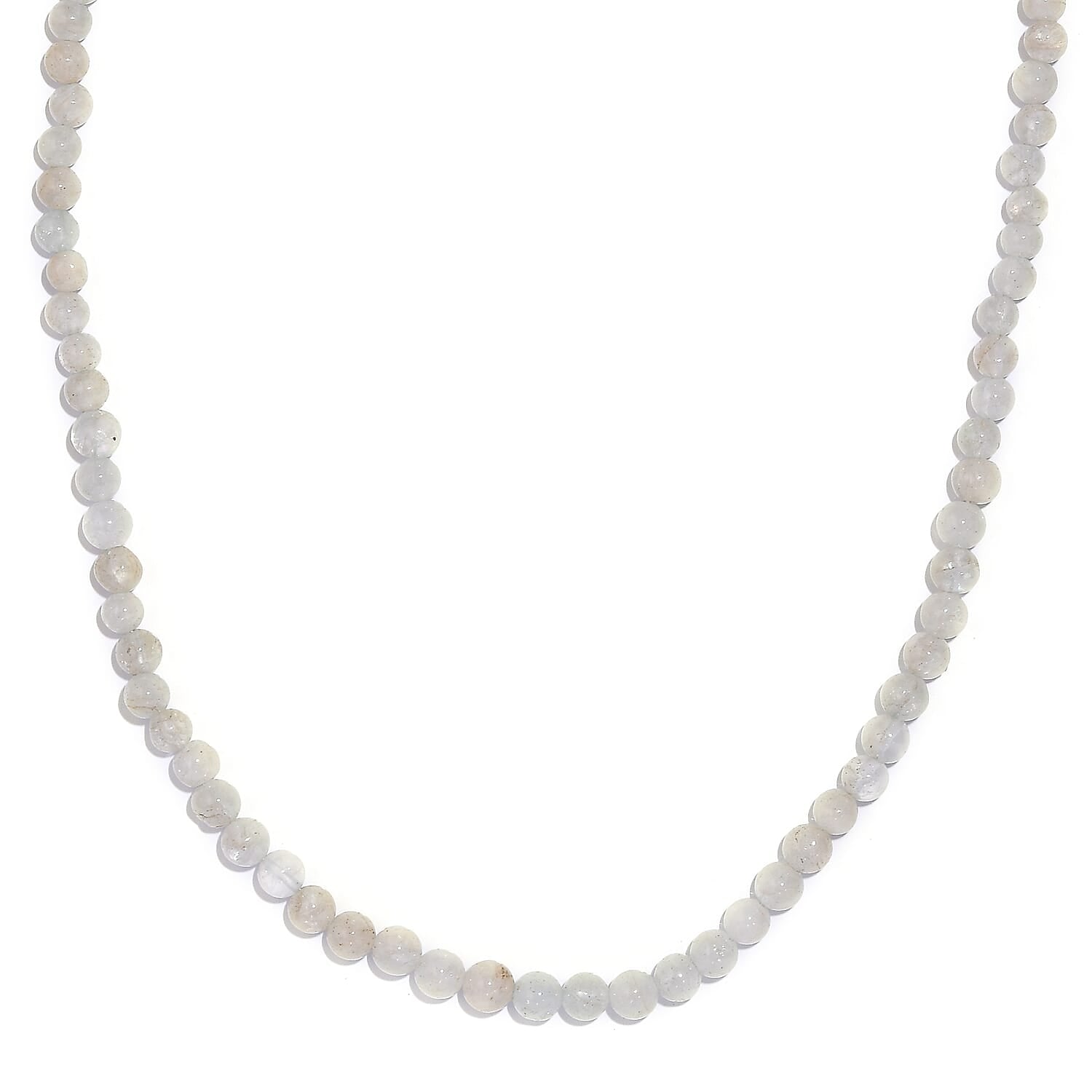 Multi Beryl Beaded 76.75 ctw Necklace 18 Inches in Sterling Silver