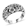 Bali Legacy Sterling Silver Frangipani Flower Ring (Size 8.0) 5.15 Grams - Sticky add to cart bar