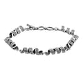 TLV Bali Legacy Sterling Silver Milky Way Tulang Naga Chain Bracelet (6.50-8.0In) (17.60 g) - Sticky add to cart bar