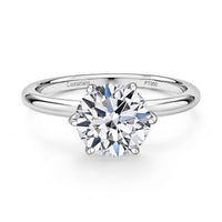 IGI Certified 950 Platinum Luxuriant Lab Grown Diamond (G, VS2) Solitaire Ring (Size 10.0) (4.25 g) 3.00 ctw