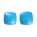 Premium Sleeping Beauty Turquoise Set of 2 (Cush 5x5 mm) 1.12 ctw - Sticky add to cart bar
