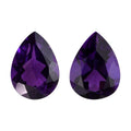 AA African Amethyst Set of 2 (Pear 7x5 mm) 1.23 ctw - Sticky add to cart bar