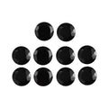 AA Thai Black Spinel Set of 10 (Rnd 5 mm) 5.21 ctw Loose Gemstone - Sticky add to cart bar