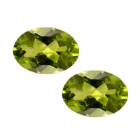 AA Peridot Set of 2 (Ovl 7x5 mm) 1.86 ctw