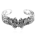 Bali Legacy Butterfly Cuff Bracelet in Sterling Silver (7.25 In) 29.50 Grams - Sticky add to cart bar