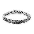 Bali Legacy Sterling Silver Bangle Bracelet (6.50 In) 27.54 Grams - Sticky add to cart bar