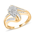 Doorbuster Closeout Deal 10K Yellow Gold Diamond (G-H, I3) Ring (Size 10.0) 0.20 ctw - Sticky add to cart bar