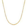 3.7mm Rope Chain Necklace in 10K Yellow Gold 24 Inches 6.3 Grams - Sticky add to cart bar
