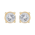 I2-I3 Diamond 1.50 ctw Earrings in 14K Yellow Gold - Sticky add to cart bar