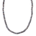 Malagasy Labradorite 380.00 ctw Necklace 18 Inches in Rhodium Over Sterling Silver - Sticky add to cart bar