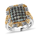 TLV Narsipatnam Alexandrite Ring in 18K Vermeil YG and Rhodium Over Sterling Silver (Size 10.0) 1.00 ctw - Sticky add to cart bar