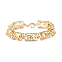 Bracelet in 18K YG Plated Bronze (6.50 In)