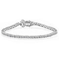 Luxuriant Lab Grown Diamond G-H SI 2.00 ctw Bracelet in Platinum Over Sterling Silver (7.00 In) - Sticky add to cart bar