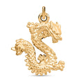 24K Yellow Gold Dragon Pendant - Sticky add to cart bar