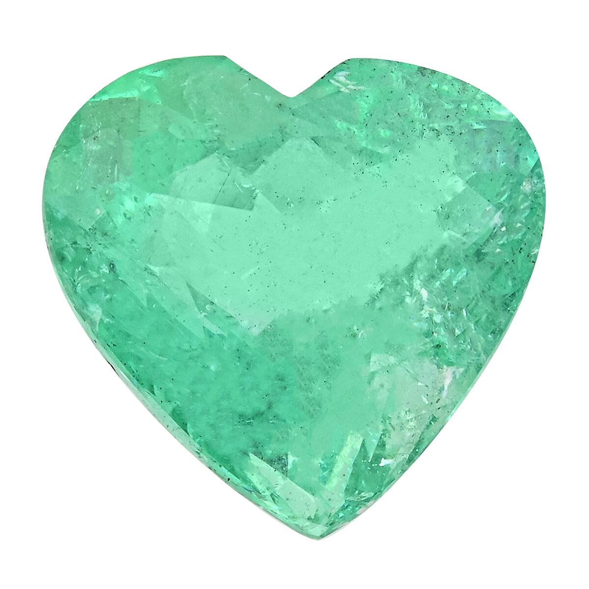AAAA Boyaca Colombian Emerald (Hrt Free Size) 10.59 ctw