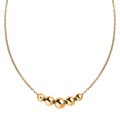 Beaded Necklace in 14K Yellow Gold Over Sterling Silver 2.68 Grams 20 Inches - Sticky add to cart bar